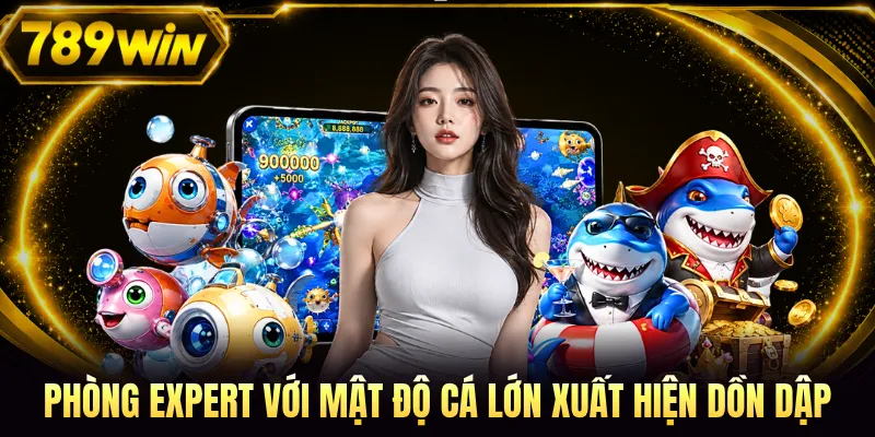Phòng Expert với mật độ cá lớn xuất hiện dồn dập
